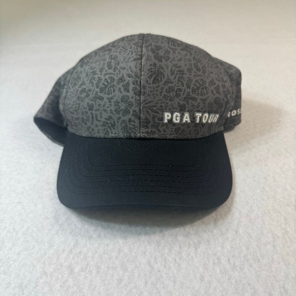 NEW PGA Tour Mens Pro Series Caviar Hat NWT Moisture Wicking OS Golf Cap